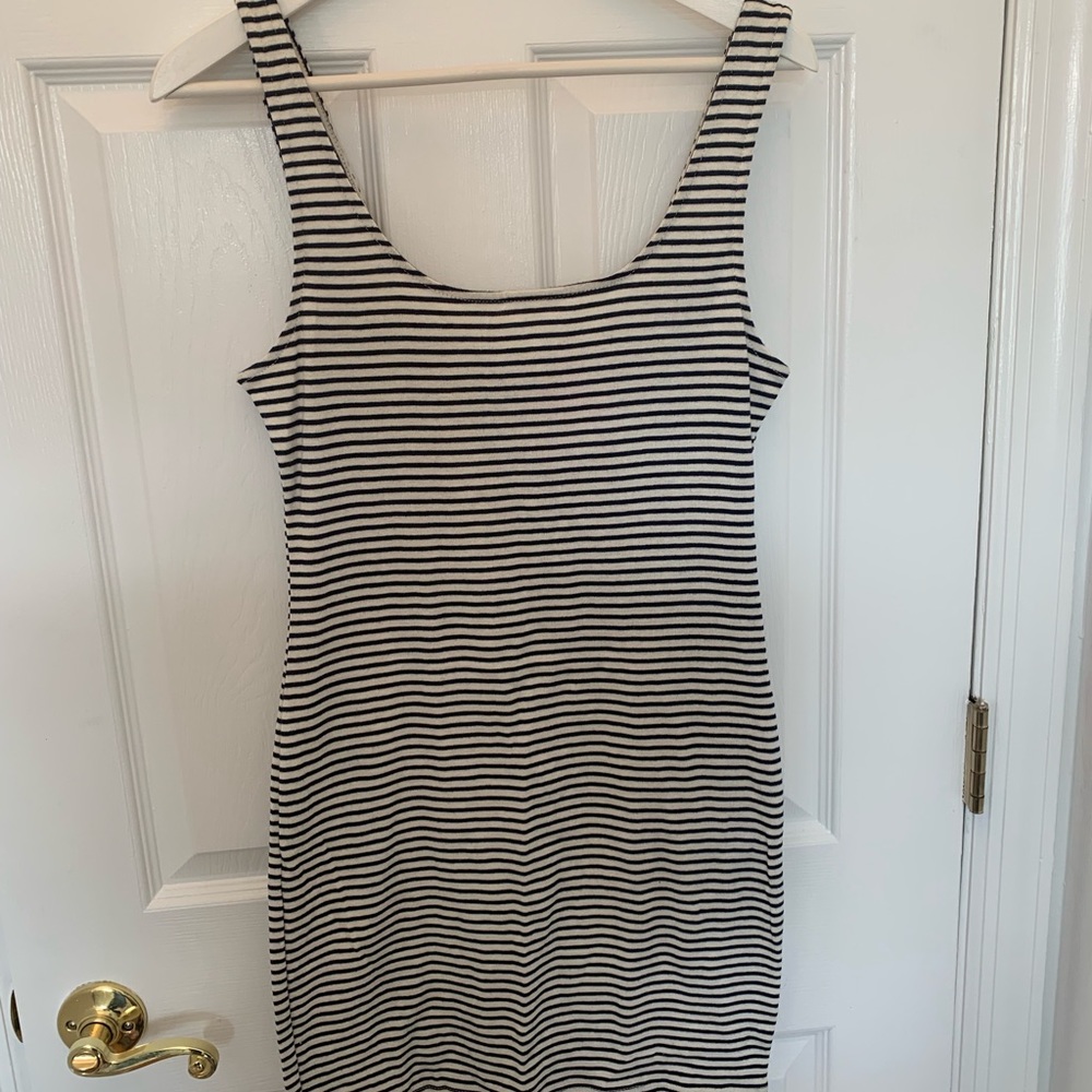 sparkle and fade tight striped dress